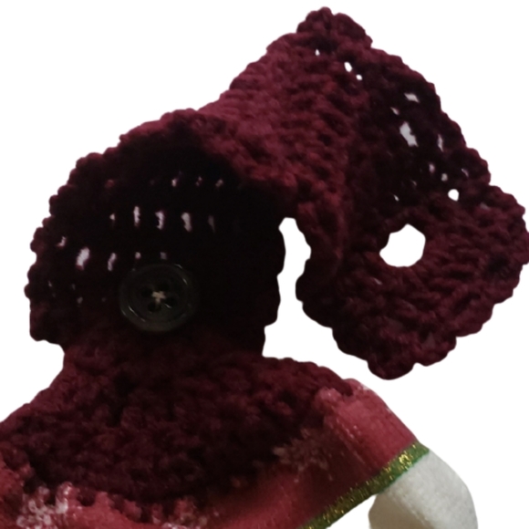 Handmade Crocheted Top Dish Towel Set of 2 - Picture 4 of 5